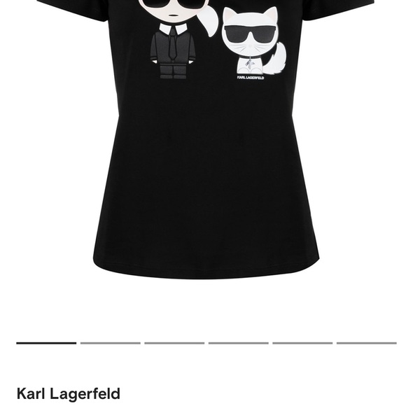 Karl Lagerfeld Karl and Choupette Ikonik T-Shirt - Picture 5 of 9